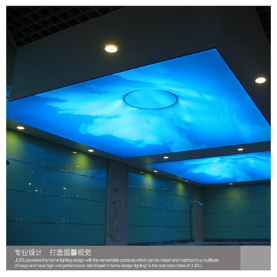 【軟膜天花 透光膜 拉膜天花 B級防火膜材料】價格,廠家,圖片,其他吊頂材料,武漢市江岸區鼎益工藝裝飾部-